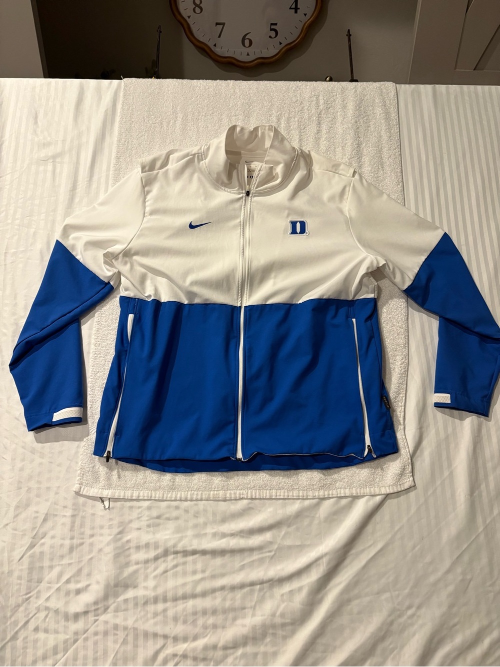 Nike Duke Blue Devils Player Issued Vented Jacket Mens XL Locker Room D112 02